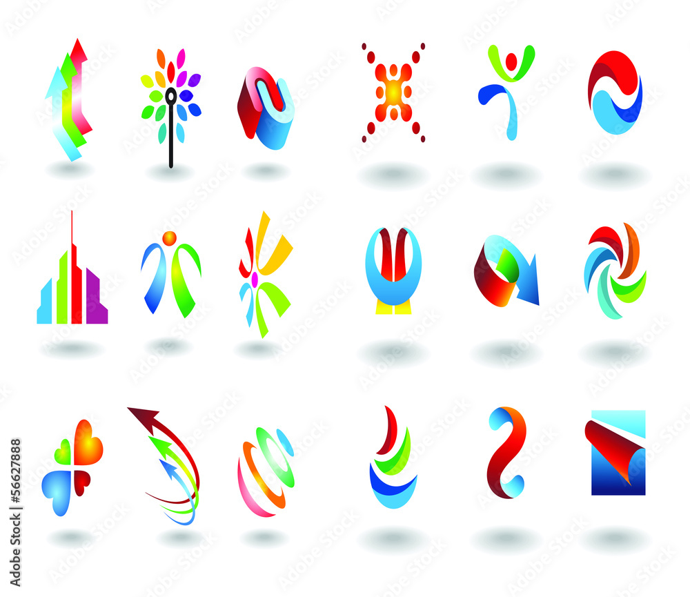 18 logo design/ elements set- creative symbol 18 logo design/ elements set- creative symbol