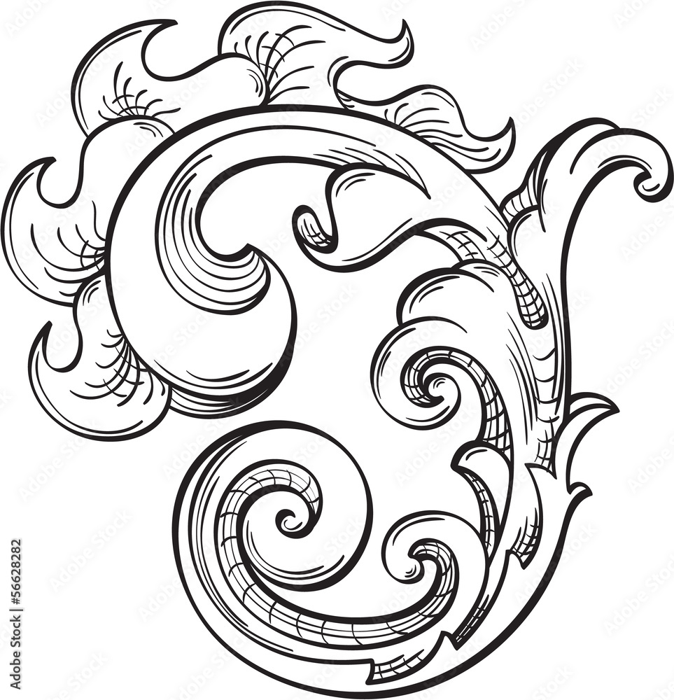 Acanthus swirll Acanthus swirll
