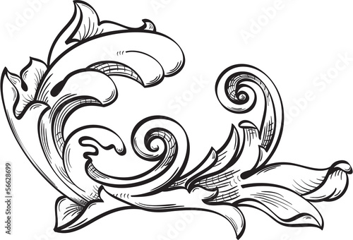 Ornate leaf