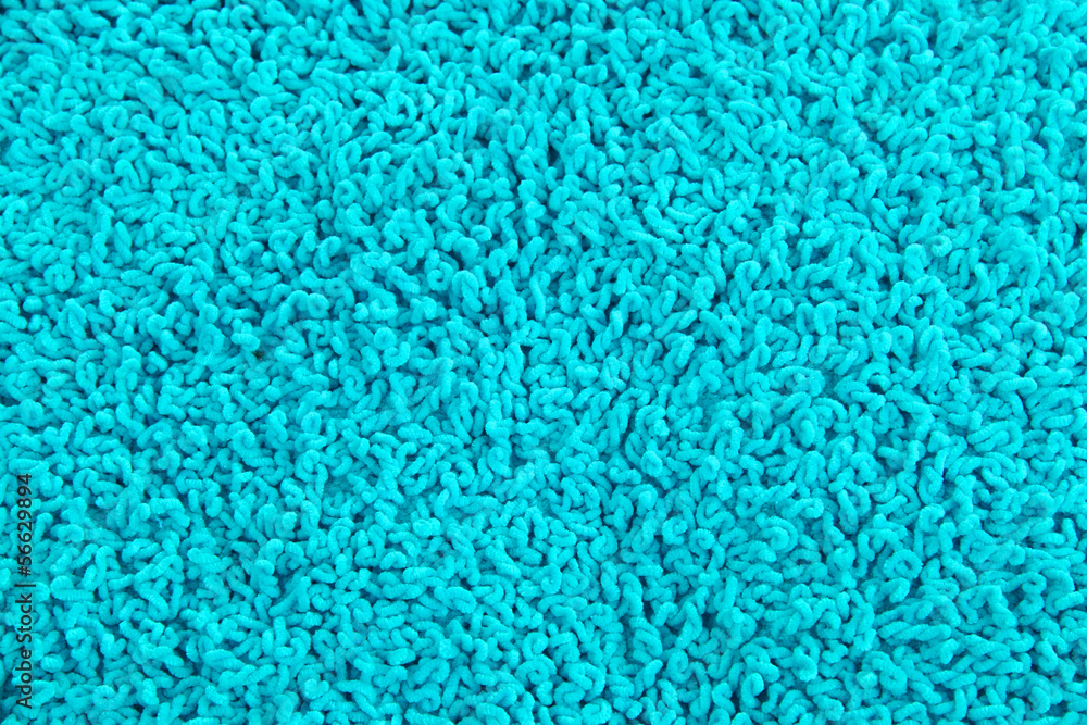 Fleecy blue pillow close-up background Fleecy blue pillow close-up background
