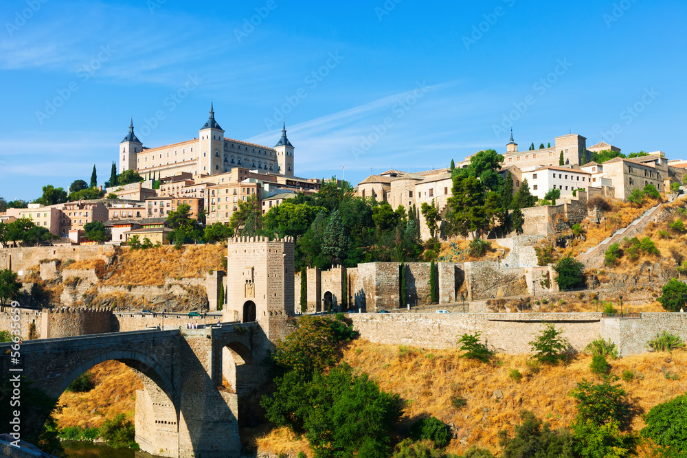 View of Toledo with Puente de Alcantara