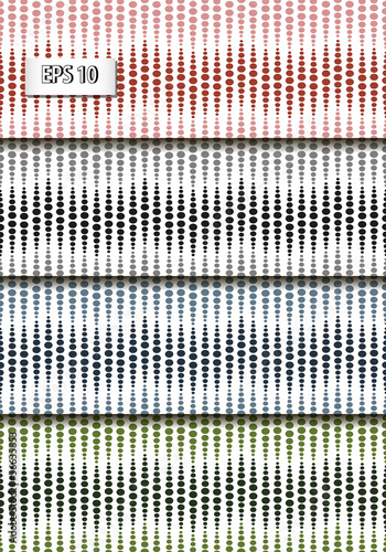 Set of vector seamless patterns. Eps10