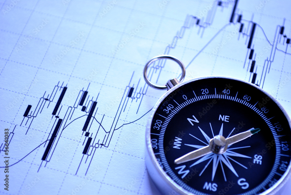 Magnetic compass on a graph Magnetic compass on a graph