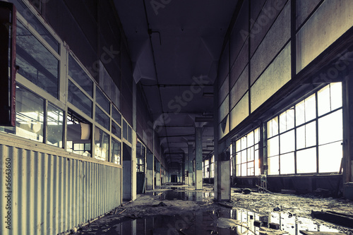 abandoned shoe factory