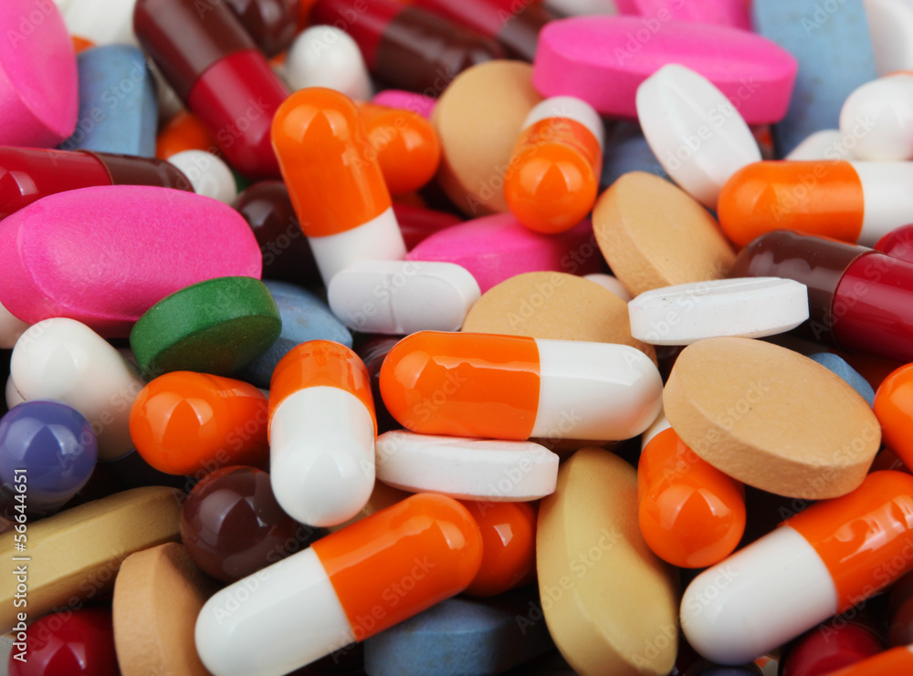 Pills Of Many Shapes Grouped Together Pills Of Many Shapes Grouped Together