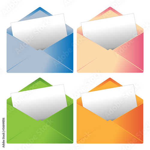 Enveloppe, courrier, mailing, email, envoi, marketing
