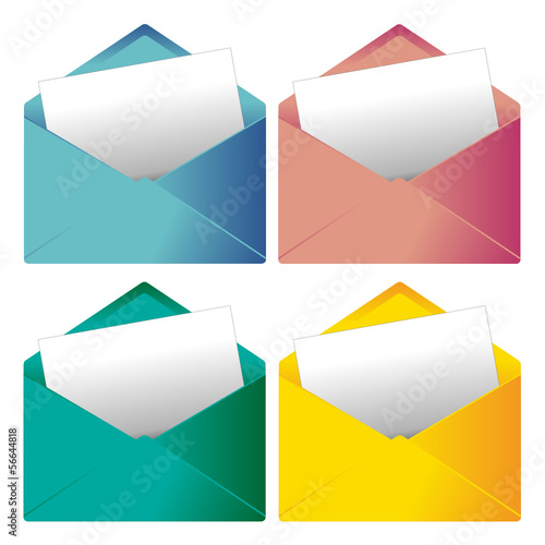 Enveloppe, courrier, mailing, email, envoi, marketing