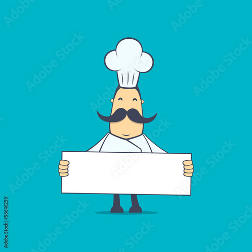 chef in various poses for use in advertising, presentations,