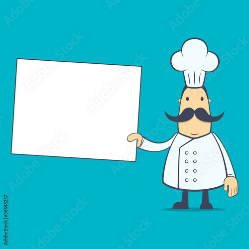 chef in various poses for use in advertising, presentations,