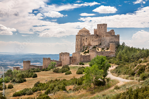 Loarre Castle in Huesca, Aragon, Spain