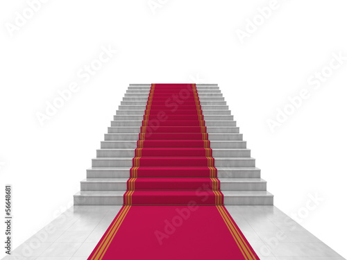 stairs on a white background