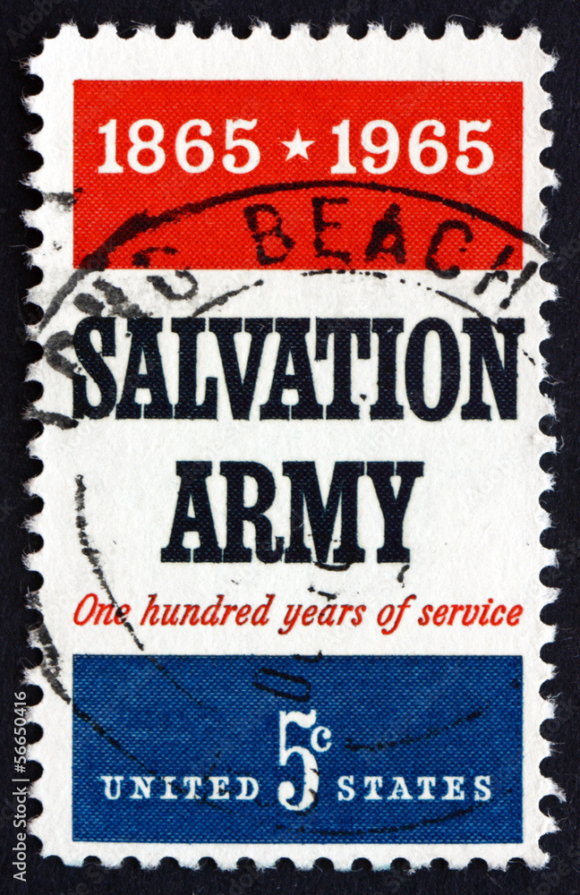 Obraz premium Postage stamp USA 1965 Salvation Army