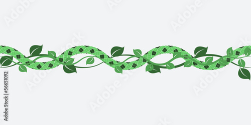 green leaves