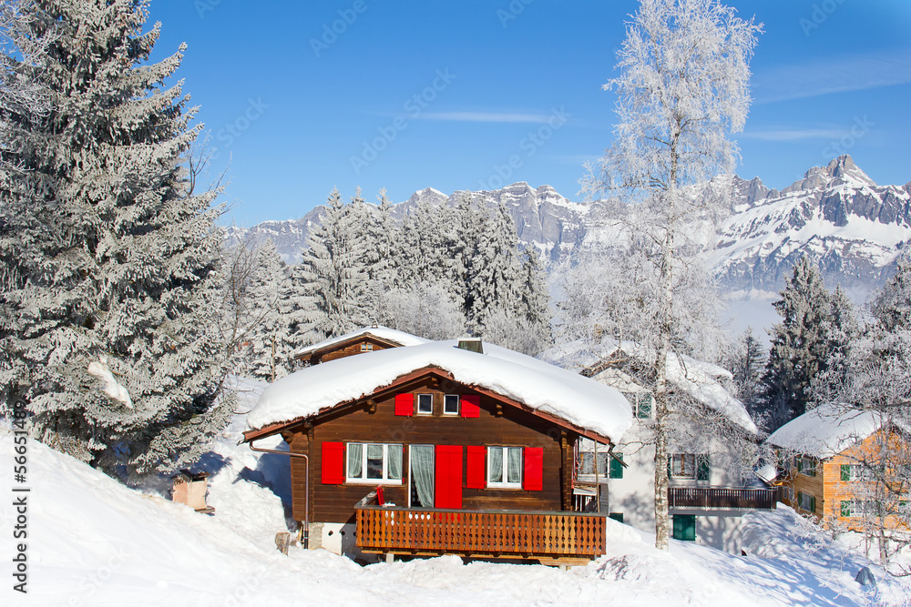 Winter in alps