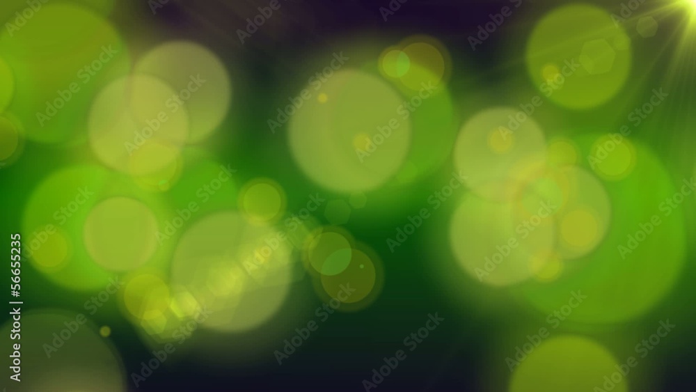 Green Bokeh Abstract Motion Background Green Bokeh Abstract Motion Background
