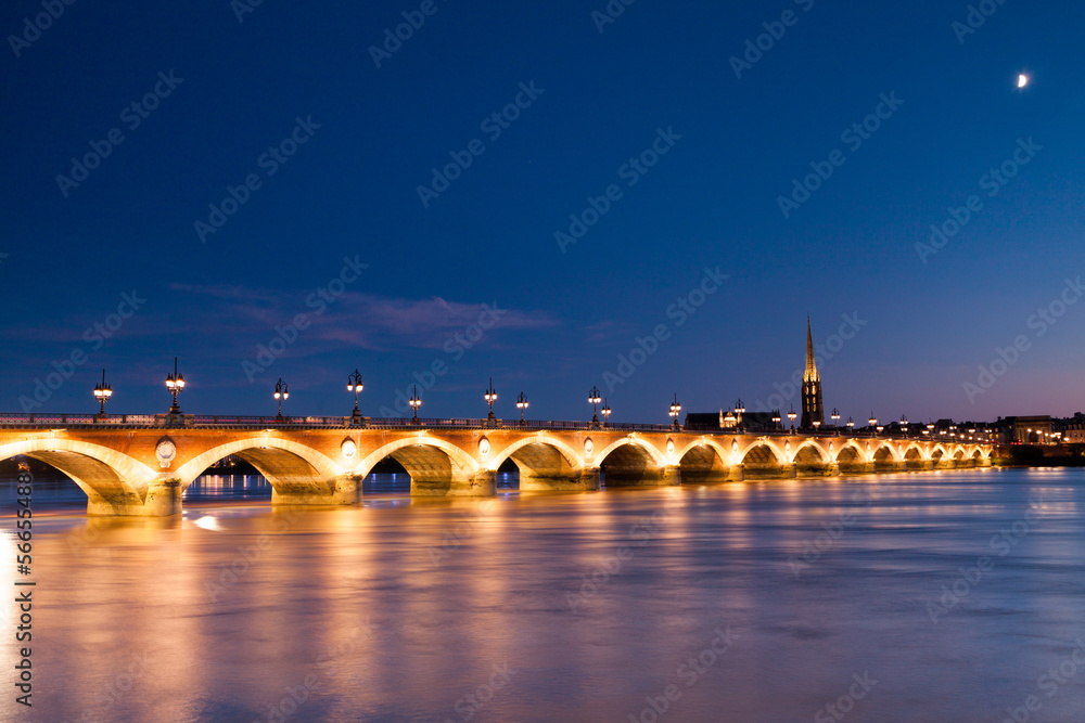 Pont de pierre, Bordeaux