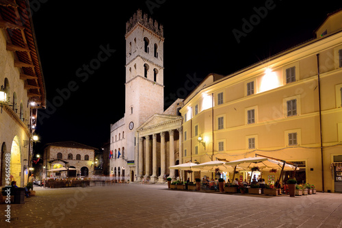 Piazza del Comune, Assisi, Umbria, Italia