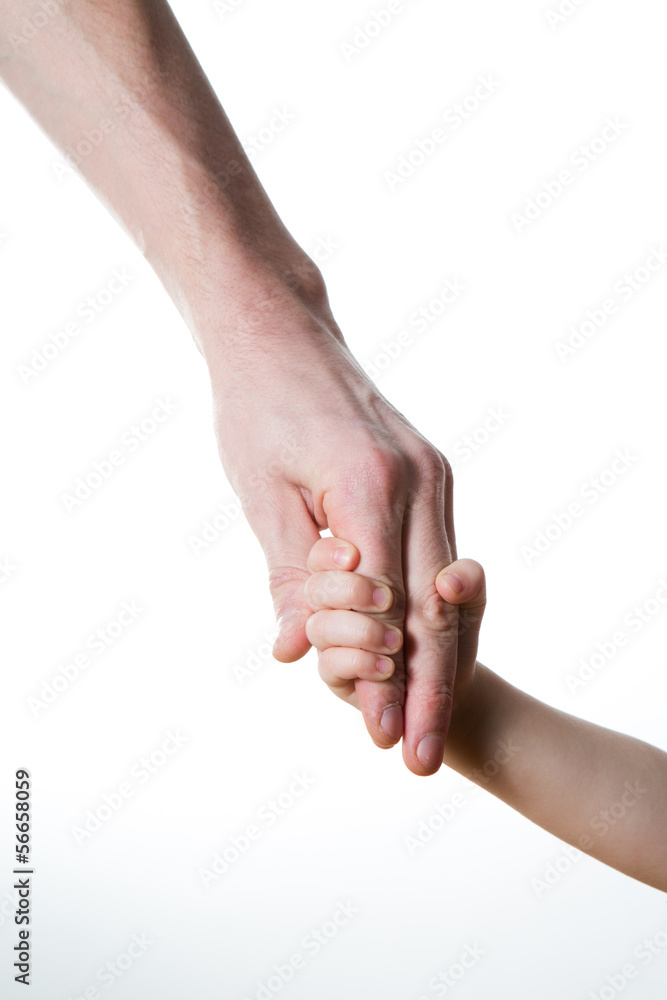father giving hand to a child father giving hand to a child