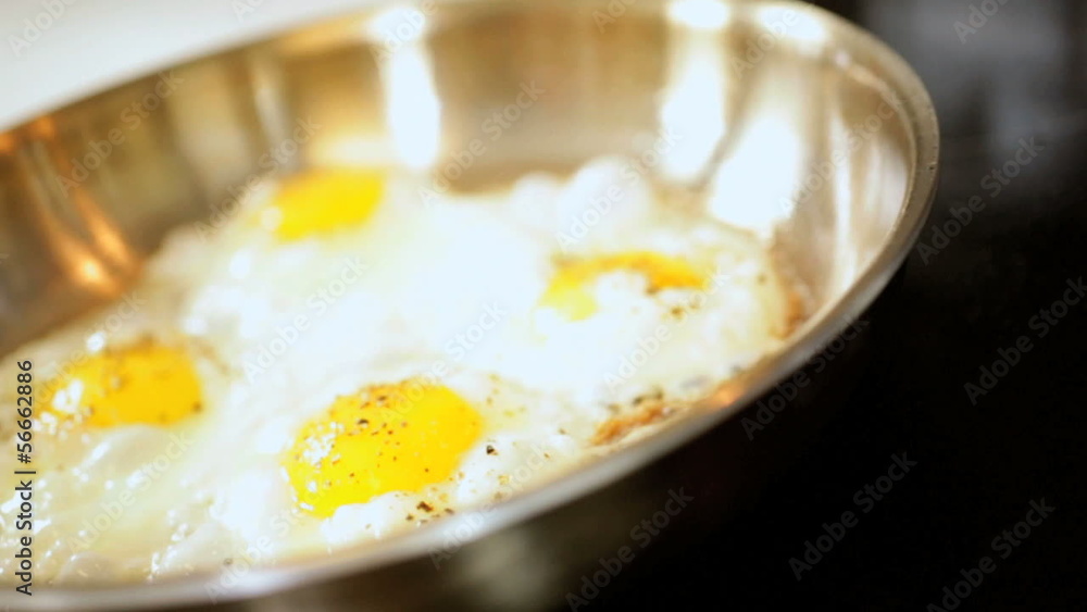 Fresh Cooked Eggs Sunny Side up