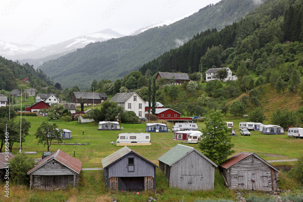 Rural houses in Norway