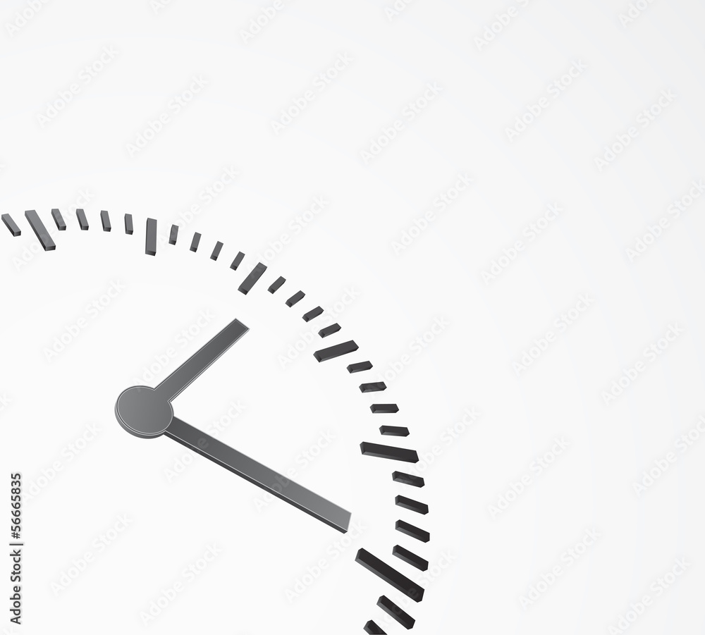 abstract background with clock 3d abstract background with clock 3d
