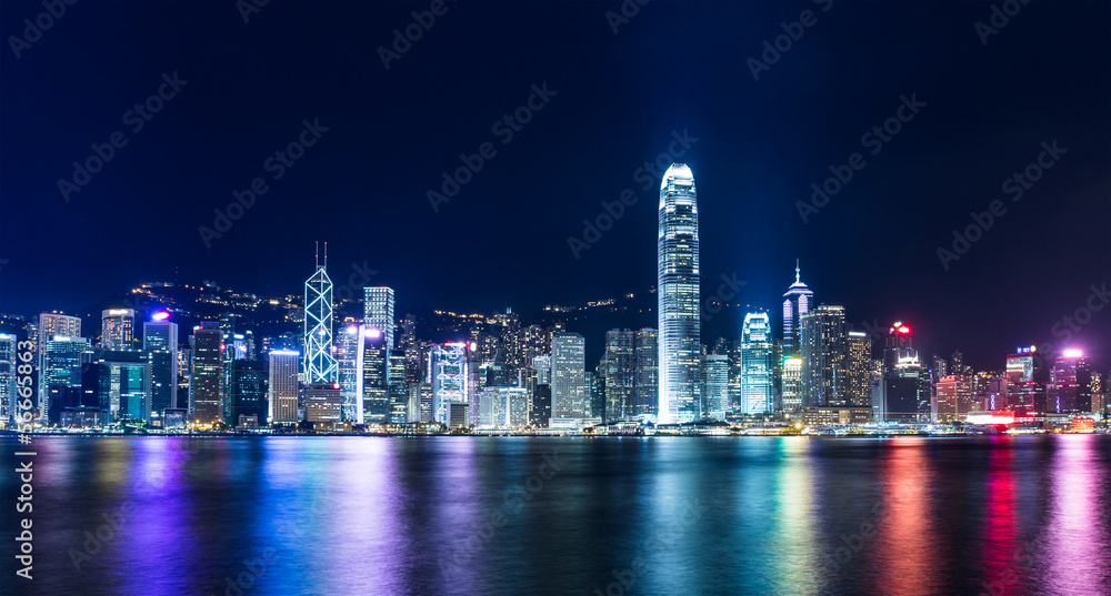 Fototapeta premium Hong Kong night