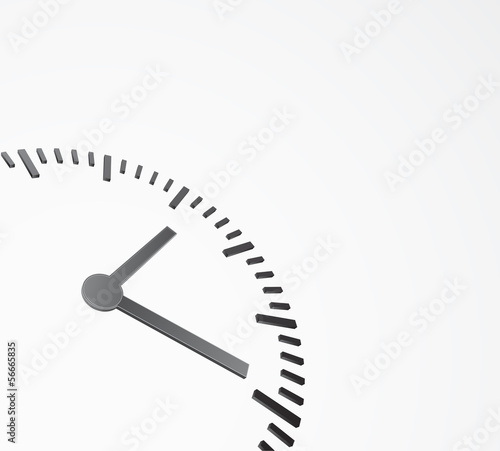 abstract background with clock 3d