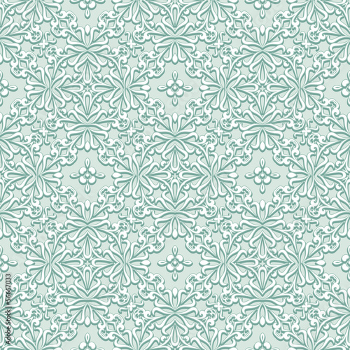 Abstract seamless pattern, green fabric texture