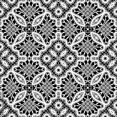 White lace texture, seamless pattern