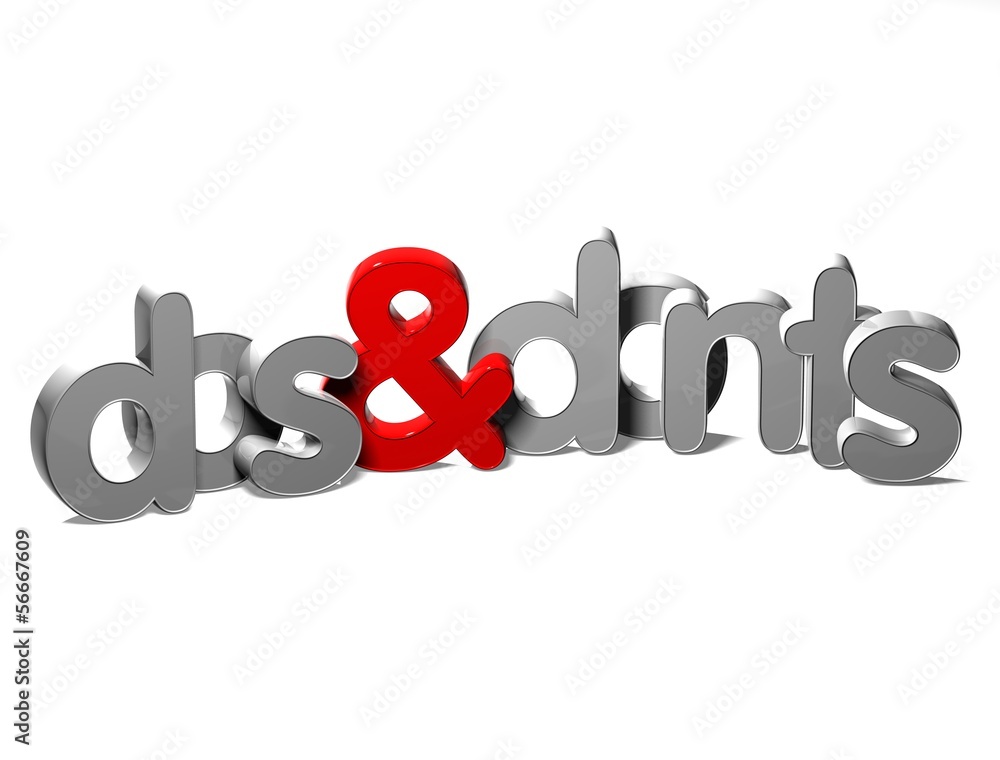 3D Word Dos And Donts on white background 3D Word Dos And Donts on white background