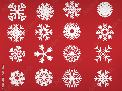 Grunge snowflake