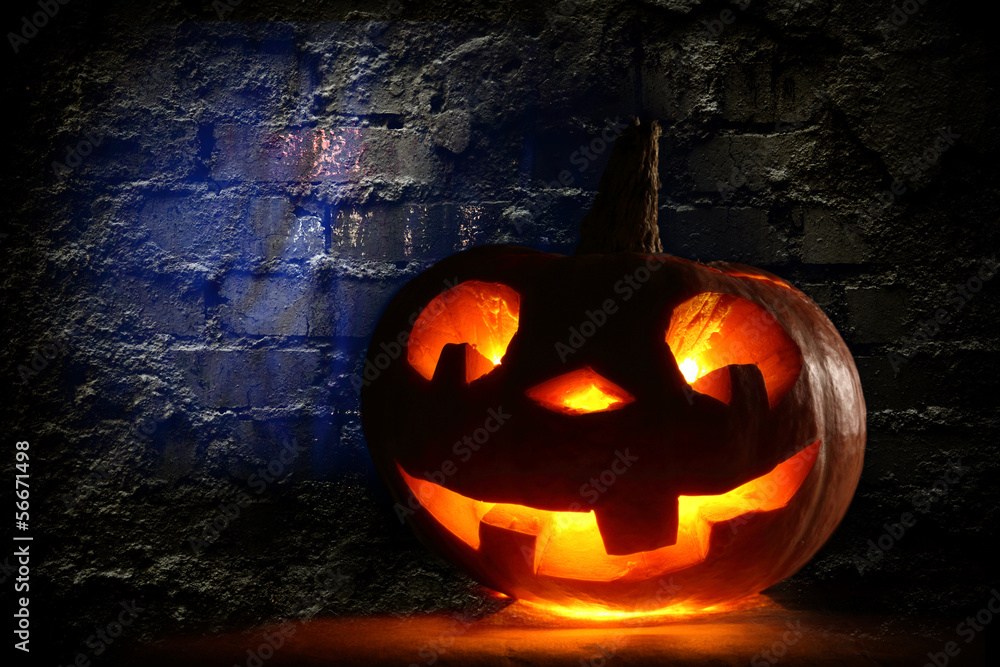 Fototapeta premium Funny halloween pumpkin