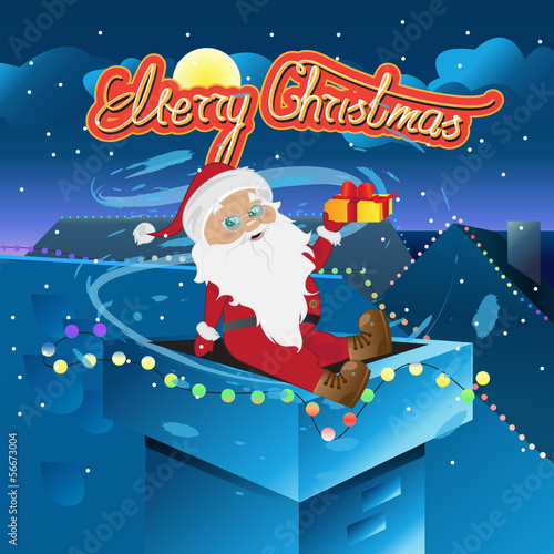 Santa Claus - Vector Illustration, Graphic Design