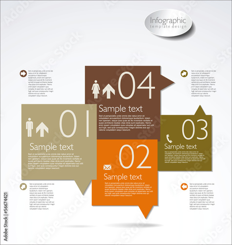 Infographic template design
