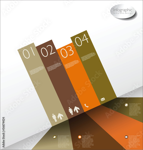 Infographic template design