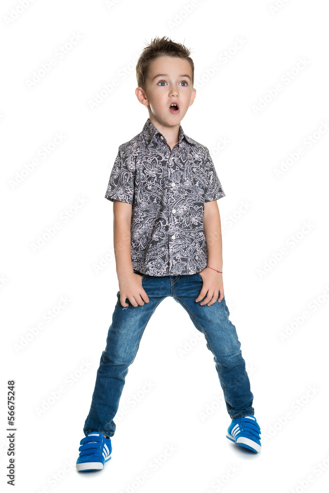 Portrait of happy joyful beautiful little boy Portrait of happy joyful beautiful little boy