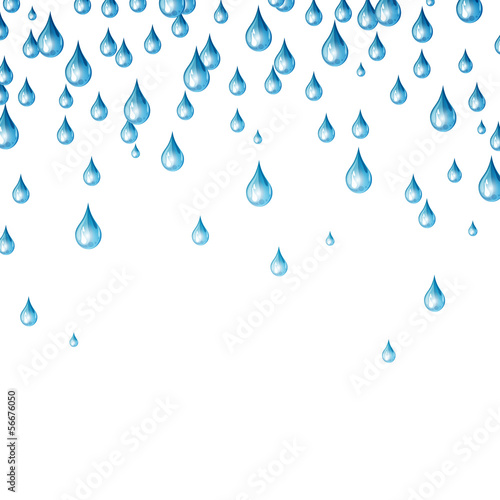 Vector Illustration of Water Drops