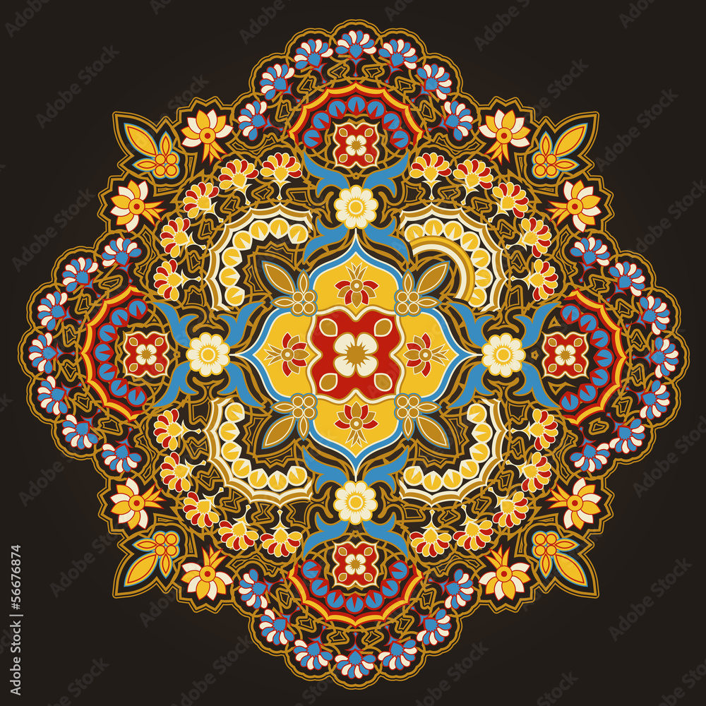 Radial geometric pattern Radial geometric pattern