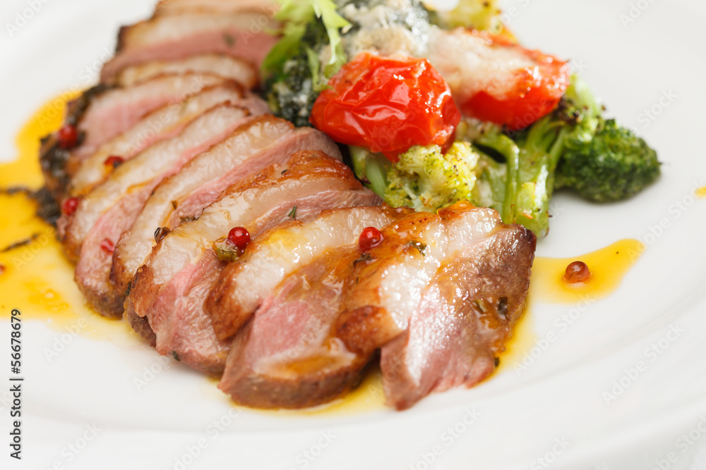 roasted pork with vegetables roasted pork with vegetables