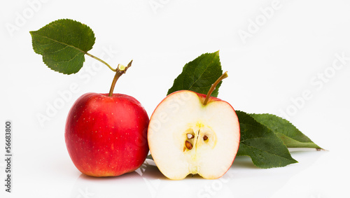 apple fruit isolated on white