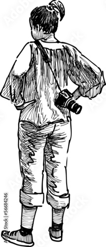 Bilde på lerret sightseer