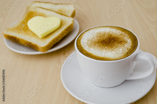 cappuccino for breakfast