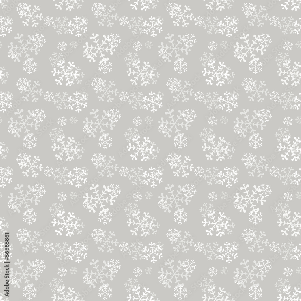 Seamless blue pattern with snowflakes. Seamless blue pattern with snowflakes.