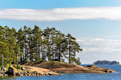 Islands in finland gulf