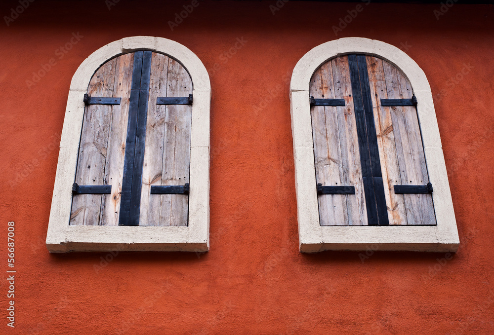Fototapeta premium wood window