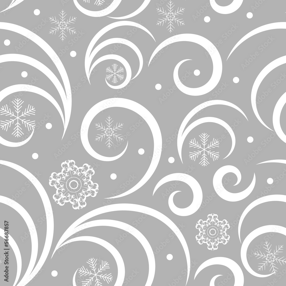 Snowflakes seamless pattern vector illustration Snowflakes seamless pattern vector illustration