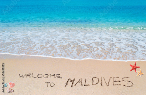 welcome to Maldives