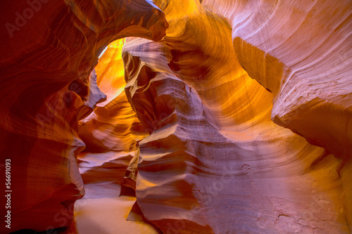 Kanion Antylopy Arizona na ziemi Navajo w pobliżu Page