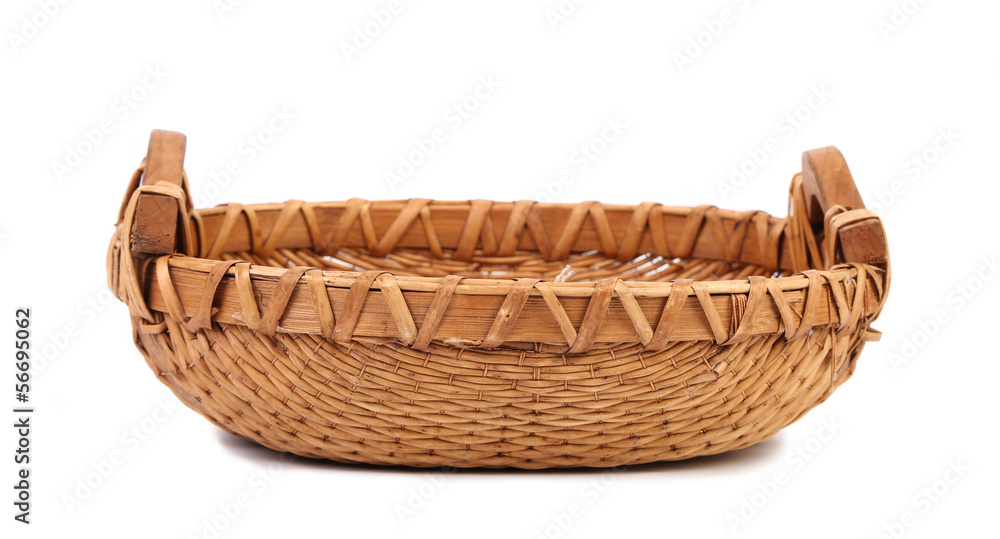 Obraz premium Vintage weave wicker basket