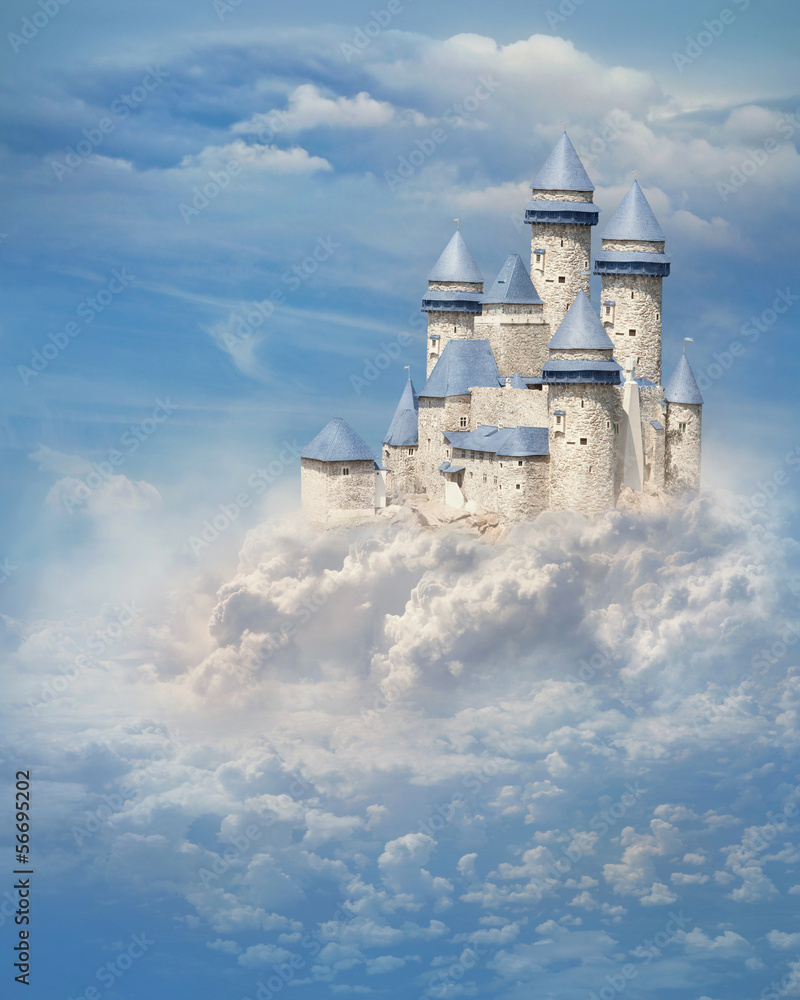 Fototapeta Zamek w chmurach